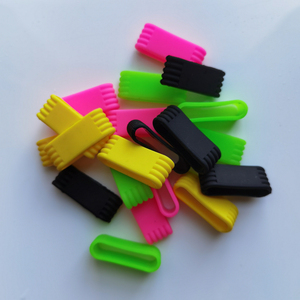 Bande de poignée personnalisée en silicone pour raquette de pickleball, sangle de poignet en caoutchouc vert fluo de remplacement pour manche de raquette - Product Image 2