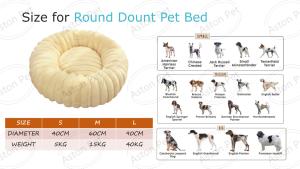 Mới Cao-Trọng Lượng Con Chó Giường Cũi Mùa Đông Ấm Áp Thỏ Sang Trọng Mat Fluffy Da Lông Cừu Giả Lông Thú Oxford Vải Mô Hình Rắn - Product Image 2