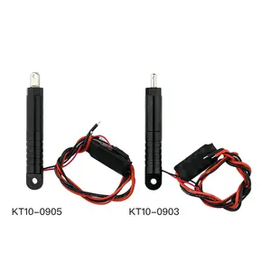 Tiny Telescopic Aluminum Alloy Light Linear Actuators 10MM Stroke Motor 6V Speed 3mm/s Waterproof For Chicken's Nest