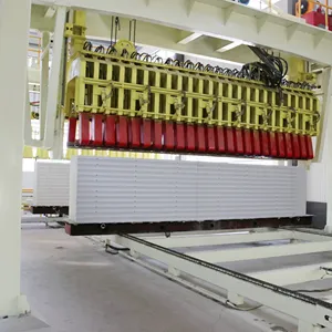 50000m3 cutting machinery brick plant lightweight ALC AAC autoclaved aerated concrete block making machine unit for construction