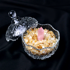 Diffuseur d'arômes moderne en cristal naturel brut, écologique, avec couvercle en verre poli, sans flamme, pour la maison, la chambre, décoration, cadeau - Product Image 3