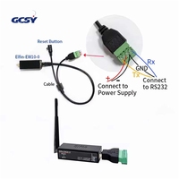 Dispositivo de Red Inalámbrica Más Pequeño Elfin-EW10A-0 RS232, Función Modbus TCP IP, Servidor Serial RJ45 a WIFI