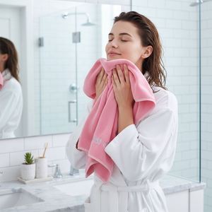 Serviette de bain en microfibre tissée velours 35*75, écologique, séchage rapide, absorbante, pour hommes et femmes, pour usage domestique - Product Image 3