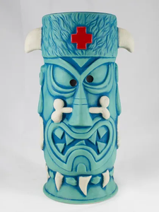 Witch Doctor Tiki Mug 24oz Diseño personalizado Taza Tiki <span class=keywords><strong>de</strong></span> cerámica Taza <span class=keywords><strong>de</strong></span> cóctel Drinkware - Product Image 5