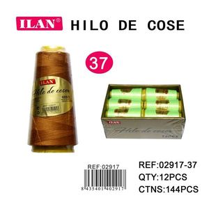 Filo da cucito Ilan 40S/2 colore 37 per macchine da cucire, scatola da 12 pezzi - Product Image 3