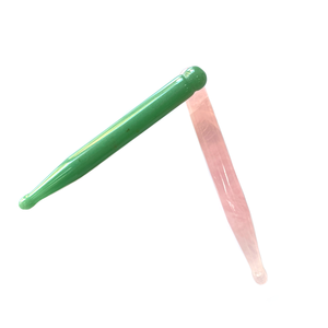 Großhandel Hochwertiger Rosenquarz Akupunkturpunkt Stift Gua Sha Werkzeug Kristall Gua Sha Massagegerät Akupressur-Stab - Product Image 5