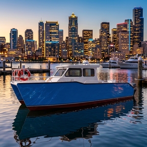 <span class=keywords><strong>Barca</strong></span> da Pesca in Alluminio Saldato a Doppio Scafo da 9,93m Approvata CE, 12 Posti, Doppio Motore Fuoribordo da 150HP, <span class=keywords><strong>per</strong></span> Sport e Intrattenimento Offshore - Product Image 4