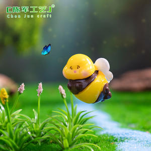 Chenjuns รูปแกะสลักเล็กๆน่ารักและตะกละอุปกรณ์แขวนสำหรับตกแต่งสวนภูมิทัศน์แบบ DIY - Product Image 5