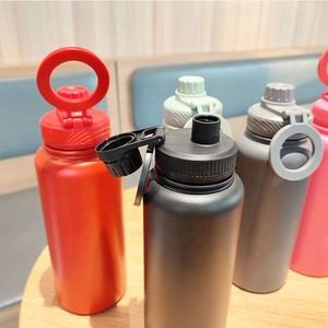 500ml Double-Layer Vacuum Insulated Stainless Steel <b>Thermos</b> <b>Bottle</b> with Magnetic Phone Holder and Straw Portable Design - Product Image 3