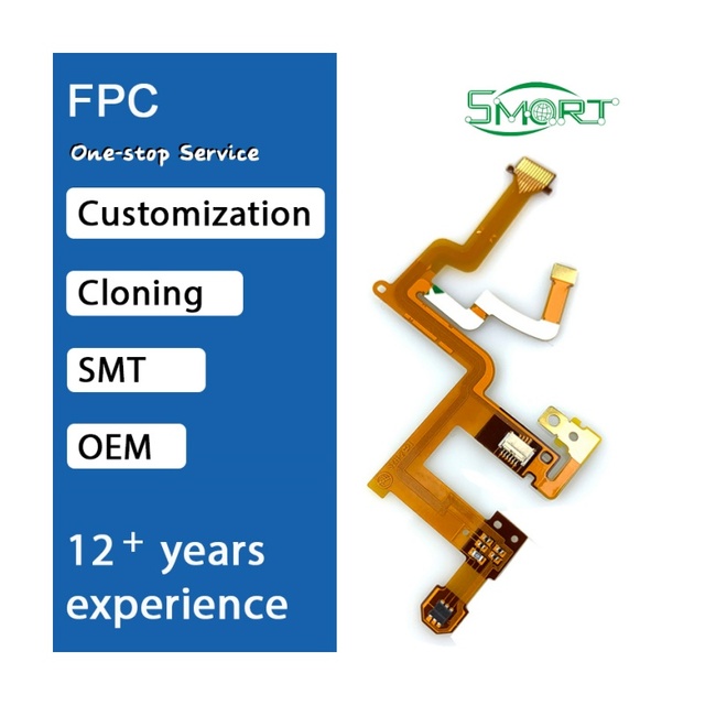 Smart Electronics Multilayer Flexible Printed Circuit Board (Rigid Flex PCB) Model FPC-2302 for Mobile Phone Camera Immersion