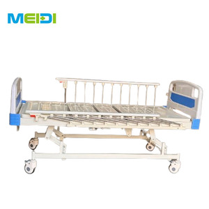 Cama <span class=keywords><strong>de</strong></span> Hospital con Manivela Manual para Pacientes Mayores, Cama <span class=keywords><strong>de</strong></span> Enfermería Aplicable en Residencias <span class=keywords><strong>de</strong></span> <span class=keywords><strong>Ancianos</strong></span> con Elevación <span class=keywords><strong>de</strong></span> Respaldo - Product Image 4