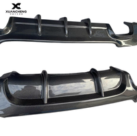 Diffuseur arrière en fibre de carbone pour BMW Série 3 E92, compatible avec le pare-chocs M Tech BMW 2007-2012