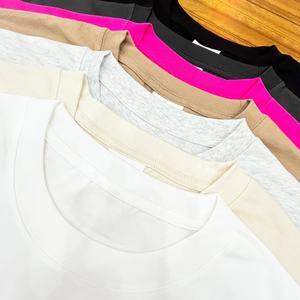 T-shirt unisexe vierge de haute qualité avec logo personnalisé, tendance, polyvalent, surdimensionné, coupe ample, t-shirt court, 250 g/m² - Product Image 4