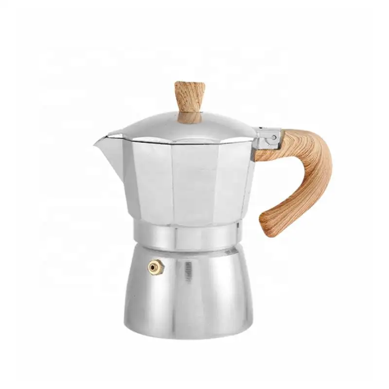 New Design Household Stovetop Espresso Coffee Make Easy Using Aluminum 1 2 4 6 9 12 Cups Moka Pot