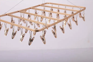 Quality Durable Metal Laundry <strong>Hanger</strong> Space Saving Socks Drying <strong>Hanger</strong> with Clip - Product Image 3