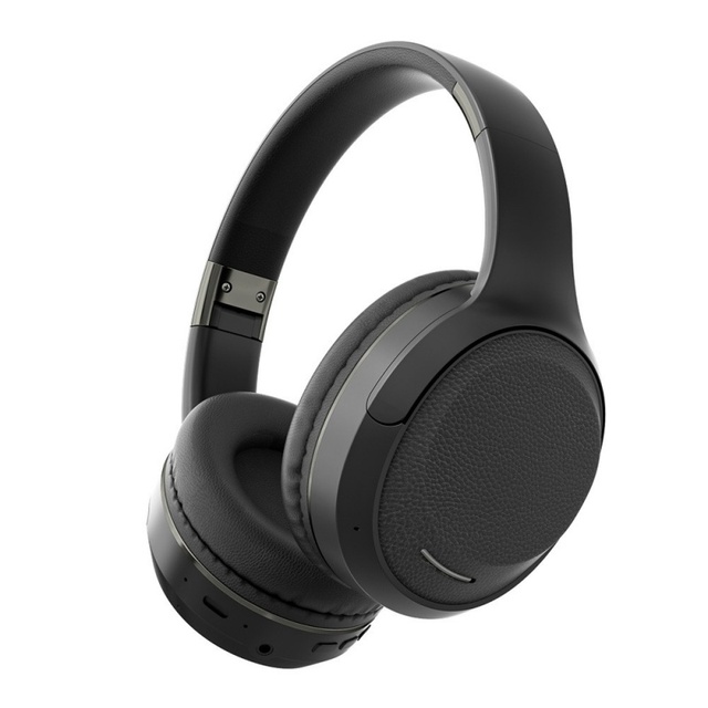 High End Leather Headband Headphones Over Head Hifi Sound Gaming Headphone Wireless Custom Fashion Wireless Stereo Headphones