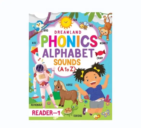 Pembaca Phonics buku suara untuk anak-anak belajar alfabet, hewan, berbicara dan mantra