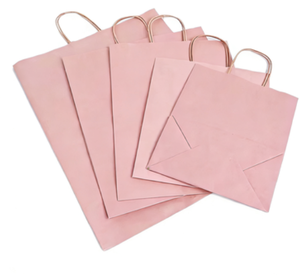 Bolsa de Papel Kraft de Lujo para Dulces 2023, 25*18*25CM, con Asa, Impresión Serigrafiada, Ecológica, Reciclable y Personalizable - Product Image 1