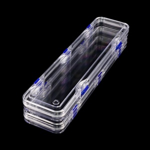 Boîte d'emballage de membrane de bijoux transparente antichoc de vitrine de montre <span class=keywords><strong>en</strong></span> plastique de moulage par injection - Product Image 4