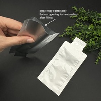 En stock 500 1 oz 30ml feuille d'aluminium cornue pochette fond scellable 50ml pochettes debout pour emballage alimentaire liquide avec larme