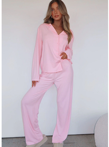 Conjunto de Pijamas de Lujo para Mujer, Personalizado, de Bambú y Algodón Suave, para Invierno/Primavera, ODM - Product Image 2