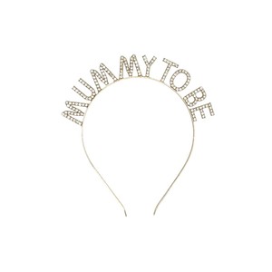 Decorazione Baby Shower mamma per essere cerchietto corona di Tiara oro <span class=keywords><strong>rosa</strong></span> mamma per essere Baby Shower favorisce regali decorazioni per feste - Product Image 3