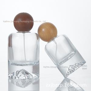 Envase de Perfume de Alta Gama, Botella de Vidrio Transparente con Pulverizador, Envase Secundario para Cosméticos, Botella Pequeña de Muestra Vacía y Gruesa, Xuzhou - Product Image 4