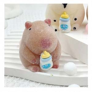 El juego de regalo Capibara Squishy Mellow de calidad premium de lujo incluye pequeños juguetes blandos Taba Kit para niños juguetes para apretar de cumpleaños - Product Image 1