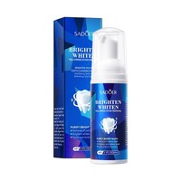 Espuma Limpiadora Blanqueadora de Dientes SADOER, Pasta Dental en Espuma para Eliminar Manchas Amarillas, Limpieza Profunda, Aliento Fresco y Color Dental Uniforme
