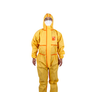Combinaison de protection chimique XINYI-6000, combinaison de protection chimique industrielle, combinaison de protection chimique légère jaune, livraison directe d'usine - Product Image 4