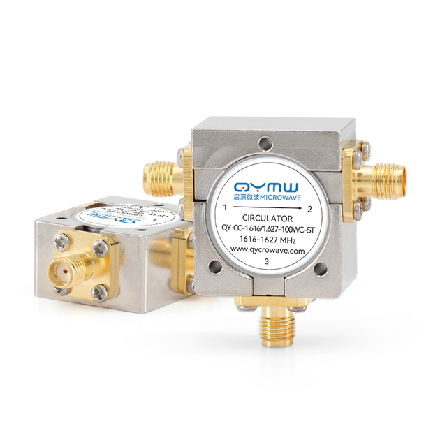 XINQY High Performance 1.616-1.627GHz 100W CW Female RF Coaxial Circulator--Female Connectors 23dB Isolation Clockwise