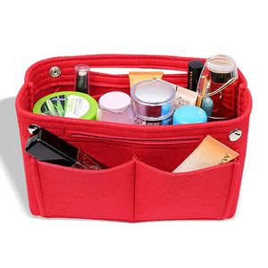 Organisateur de sac à cosmétiques en feutre polyester noir sur mesure, doux, épaisseur 3 mm - Product Image 4