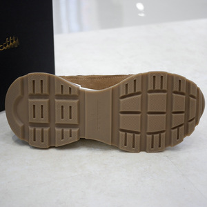 รองเท้าผ้าใบผู้ชายทรง Chunky หนังกลับเทียม หัวมน ผูกเชือก พื้นรองเท้าบุนุ่ม ใส่เดินได้ทุกฤดู พื้นรองเท้าสีขาว พื้นยาง - Product Image 2