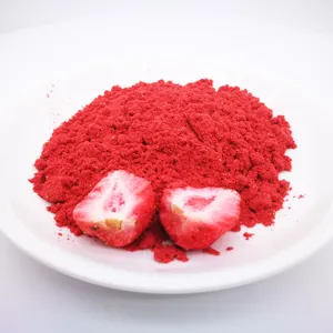Freeze dried strawberries for health and leisure fruit juice hot selling strawberry powder