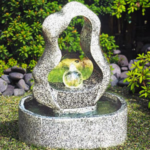 Wasserfall brunnen aus natürlichem Granitstein im Freien Rechteckiges <span class=keywords><strong>Bali</strong></span>-Becken mit fließendem Wasserspiel für Garten ornamente - Product Image 4