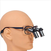 Loupes dentaires TTL JENM-550X 5,5X à porter sur les verres, monture métallique, certifiées ISO CE, ergonomiques pour dentistes