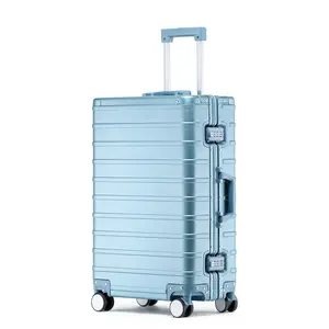 Pailox Aluminum Carry On Luggage Eminent Trolley Large Luggage Sets