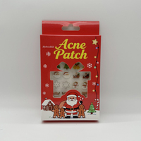 Patchs Hydrocolloïdes aux Herbes pour l'Acné Série Joyeux Noël – Traitement des Boutons et Imperfections – Pour Tous Types de Peau – Emballages Individuels – Vente Chaude