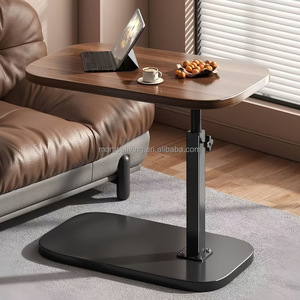 Moderno colore noce C a forma di <span class=keywords><strong>tavolino</strong></span> con 360 ° girevole e regolabile in altezza <span class=keywords><strong>per</strong></span> comodino che allatta divano o <span class=keywords><strong>vasca</strong></span> da bagno - Product Image 2