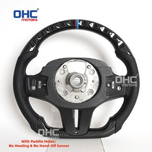 USA magazzino reale in fibra di carbonio M5 G30 volante per <span class=keywords><strong>Bmw</strong></span> 5 serie G38 G32 <span class=keywords><strong>G11</strong></span> G12 G14 G15 G05 G06 G07 con fori a pale - Product Image 2