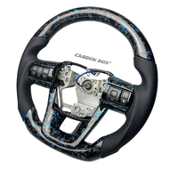 Accessoires Auto Chaud pour Toyota Hilux Bleu Forgé Volant en Fiber de Carbone pour Toyota Poignée de Voiture One Piece Livraison 2012-2024