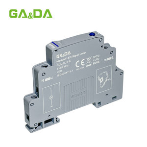 <span class=keywords><strong>GA</strong></span>&DA Lampe indicatrice LED industrielle modulaire GDMSL-1-B Montage sur rail DIN 35 mm 24 V 230 V AC/DC Protection IP20 PC ignifuge - Product Image 4