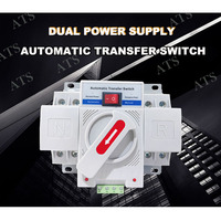 Interrupteur de transfert ATS BEYQ2-63 63A, commutation électrique de transfert, 2p 3p 4p 3 pôles, utilisation domestique, interrupteur ATS automatique, transfert automatique 220v
