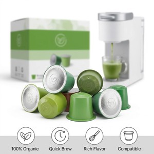 Capsules de thé matcha au gingembre K-Cup 2g-8g – Soutien immunitaire, boisson chaude pour la maison et le bureau – Marque privée, OEM, ODM – Prix usine, vente en gros - Product Image 1