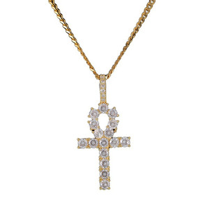 Trendz Venta caliente Micro Zircon de oro cruz de plata pendientes de los niños, para niños - Product Image 2