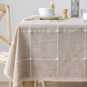 Nuova Collezione 2025: Tovaglia di Lusso in Cotone e <span class=keywords><strong>Lino</strong></span> Intrecciato, Stile Americano, Antimacchia, <span class=keywords><strong>per</strong></span> Casa, Tavolino <span class=keywords><strong>da</strong></span> Caffè, Scrivania, Studenti - Product Image 1