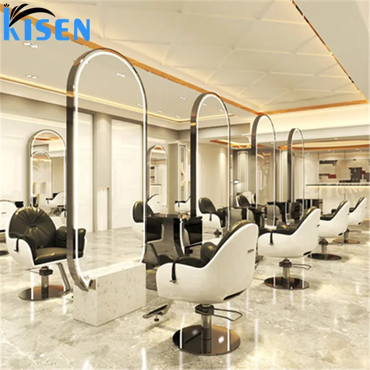 Kisen Ghế Và Gương Thẩm Mỹ Viện Làm Đẹp Trạm Làm Việc Salon Trạm Gương Một Mặt Cho Salon