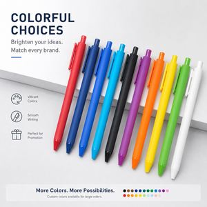 ปากกาลูกลื่นเจลน่ารัก สีสันสดใส ขนาด 0.5 มม. พิมพ์โลโก้ได้ตามต้องการ สำหรับโปรโมชั่น ขายดีในปี 2025 - Product Image 2