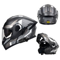 Nuevo Casco de Motocicleta Abierto de Alta Calidad con Certificación DOT, Bluetooth, Doble Visera, ABS, para Motocross, de Fábrica