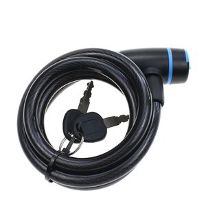 YH1407 <span class=keywords><strong>Antivol</strong></span> universel pour vélo, câble en acier, accessoire pour véhicule électrique, 2 clés, <span class=keywords><strong>jante</strong></span> de vélo de montagne en acier inoxydable - Product Image 1